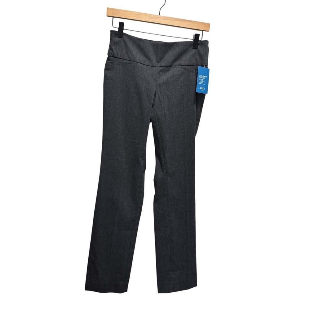 Ricki's Curve Control Straight Leg Grey Trouser Pants Size 4 NWT Brand New